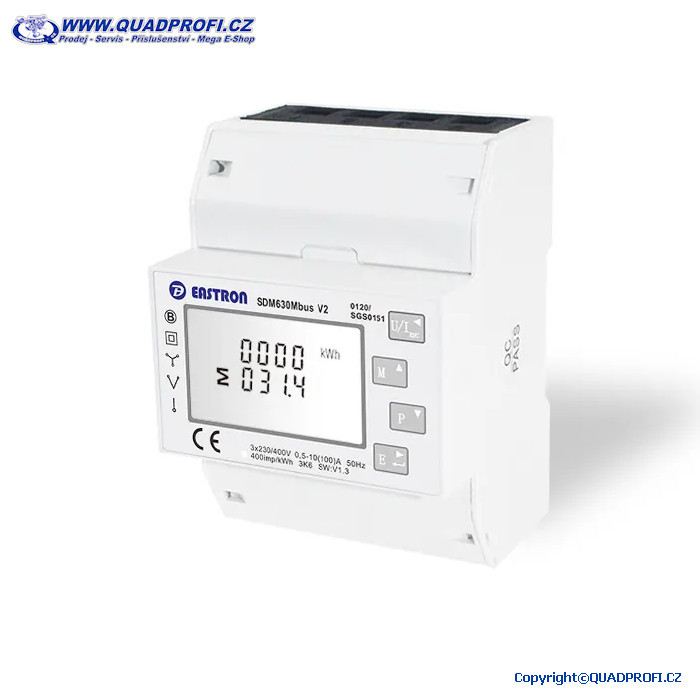 Elektroměr Eastron SDM630Modbus